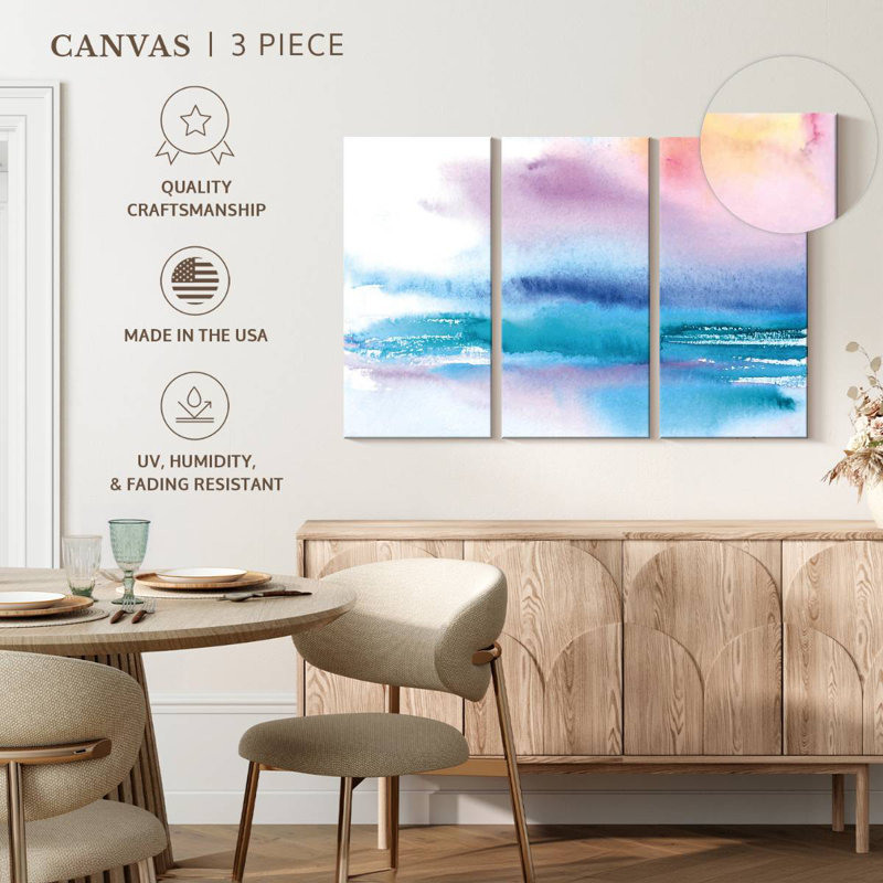 Avery Washed Sunset, 20" H x 33" W