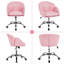 Desk Chair With Petal-shaped Backrest-1341438804