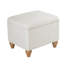 Repose-pieds avec rangement Arath - Boucle crème-128488174