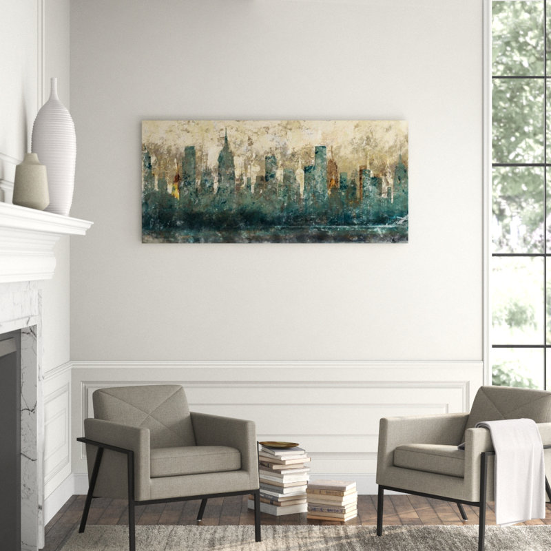 City Heights Print by Austin Beiv, 30" H x 65" W, Outdoor
