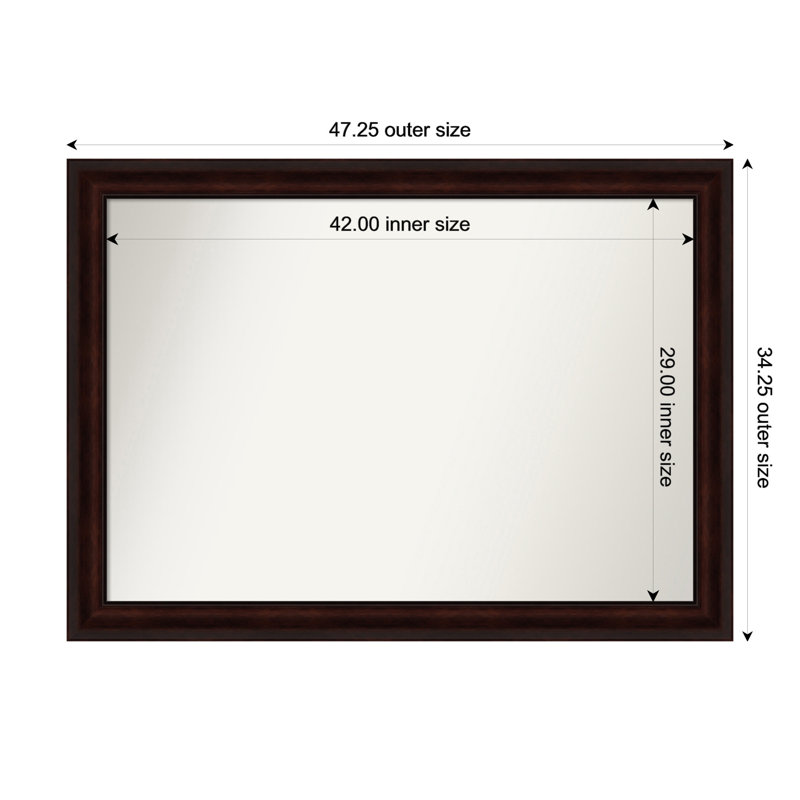 Miroir mural Nathian, 34,25 po x 47,25 po