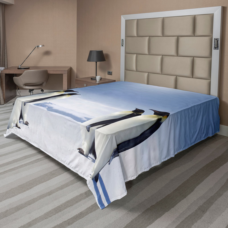Pingouins Ambesonne, Drap plat grand