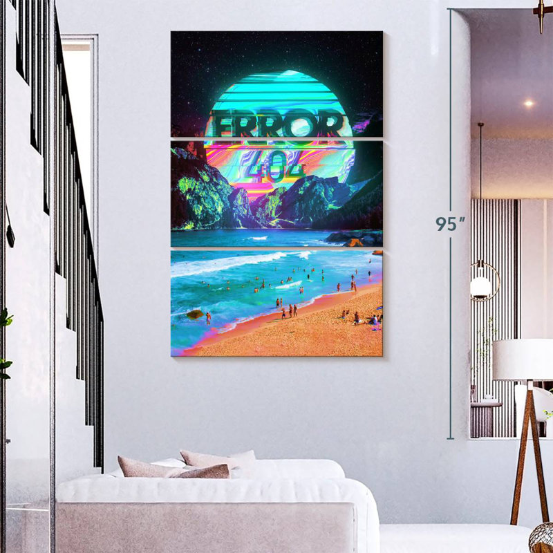 Kelan Error I, 74" H x 48" W