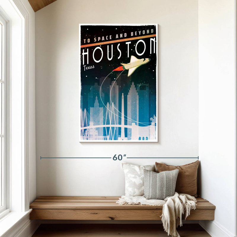Beyond Houston, 45" H x 30" W