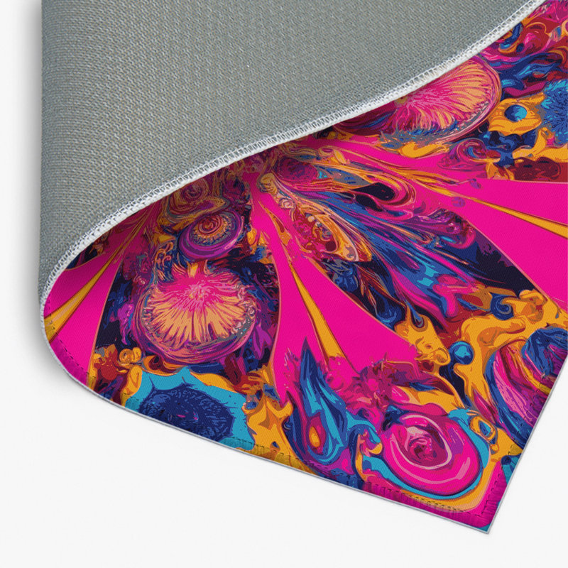 Tapis intérieur et extérieur Hypno Pulse, Rectangle 1 pi 6 po x 2 pi 6 po