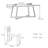 Stainless steel solid wood dining table set-106445387