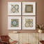 "Villa Umbra", ensemble de 4 reproductions sur toiles-536436131-536484780-536484817