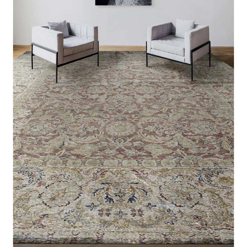 Sona Silk Oriental Area Rug