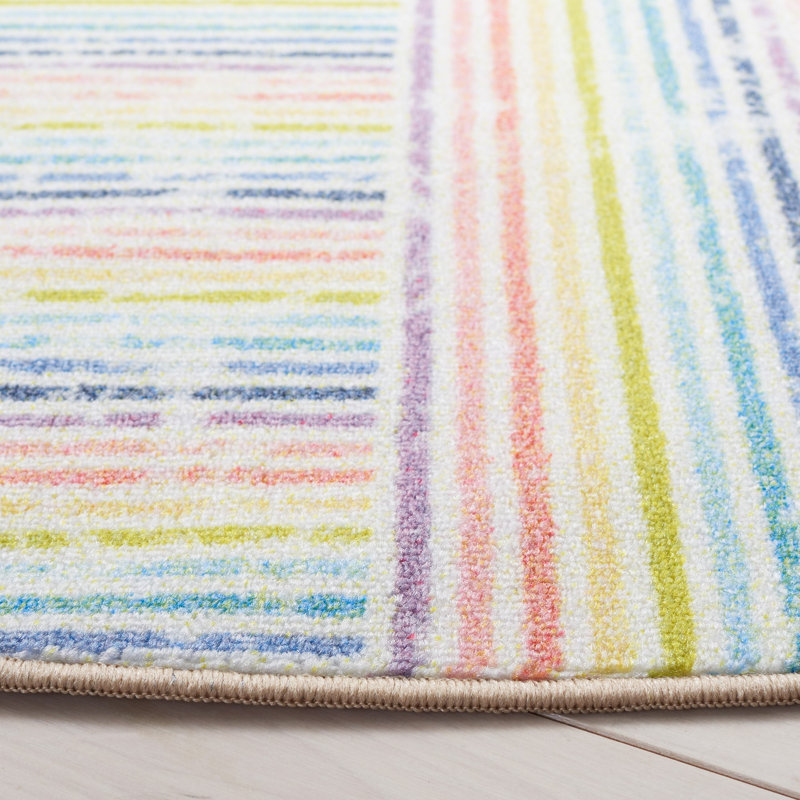 Kids Playhouse 200 Performance Machine Washable Rug, Round 5'