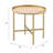 End Table With Round Tray-Style Tabletop
