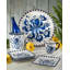 Grand plateau de service ovale 19 po Euro Ceramica Octopus
