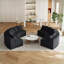 Canapés modulaires | Modulaire courbé 4 pièces modulaire avec 8 coussins, pour le bureau de chambre à coucher de salon | Velours côtelé | Standard