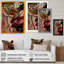Vintage Glam Rose VI - impression sur toile florale-87348008-87348014
