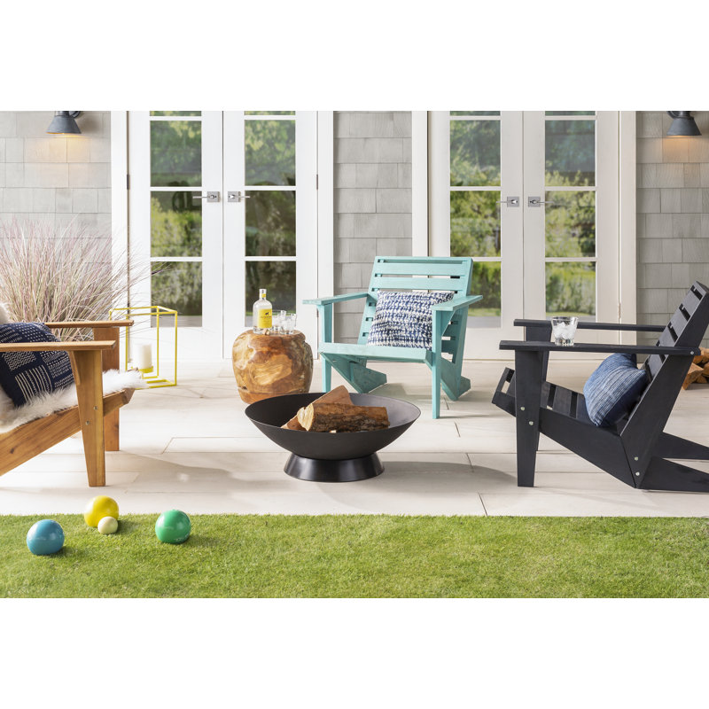 Ursa Acacia Outdoor Adirondack Chair, Natural