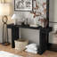 Console rustique 60 pouces avec finition en bois vieilli, parfaite pour le vestibule et le salon-130483825-130483822-130483826