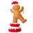 6FT Lighted Inflatable Rotating Gingerbread Man Décor