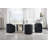 Upholstered Barrel Back Dining Chair With Swivel Casters Modern Arm Side Chair For Dining Room/Kitchen (Set of 2)-106915403