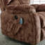 Fauteuil inclinable électrique lève-personne surdimensionné de 40,16 po avec massage et chauffage, deux porte-gobelets et port USB-1851750221