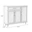 Rangement pour chaussures en alliage d'aluminium gris