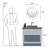 Wemple Iron Round Mirror-429244071-429244064
