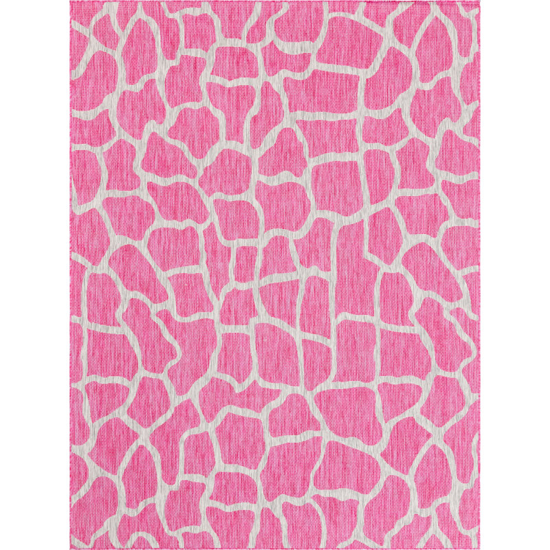 Murphey Animal Print Indoor / Outdoor Rug, Rectangle 9' x 12'2"