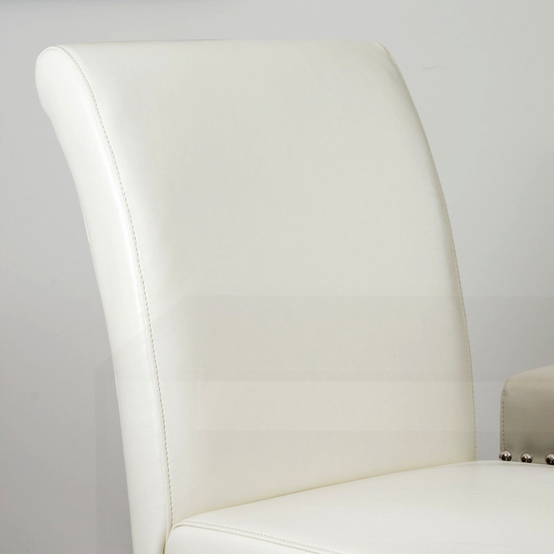 Contemporary leather counter stools