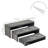 3-Piece Tiered Wooden Dessert Stand with Chalkboard Labels – 21 Inch Nesting Cupcake & Cake Display Risers