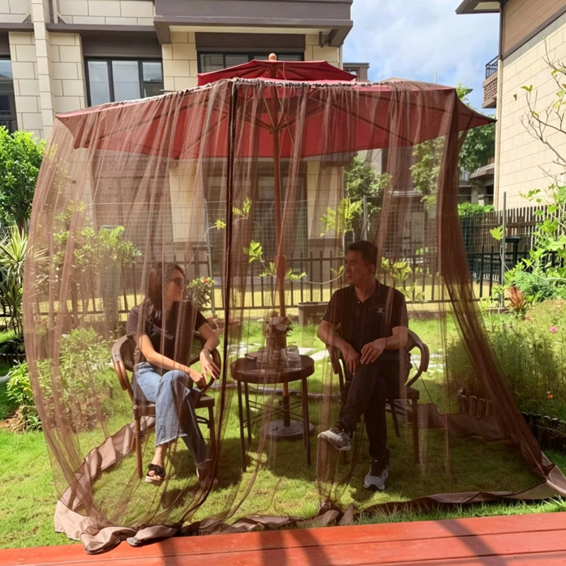 hartwig patio umbrella mosquito netting This Patio Umbrella Mosquito Net by Symple Stuff is a natural and simple solution to preventing mosquitos and insects from bothering you and your guests while enjoying the outdoors Patio Umbrella Mosquito Netting |
