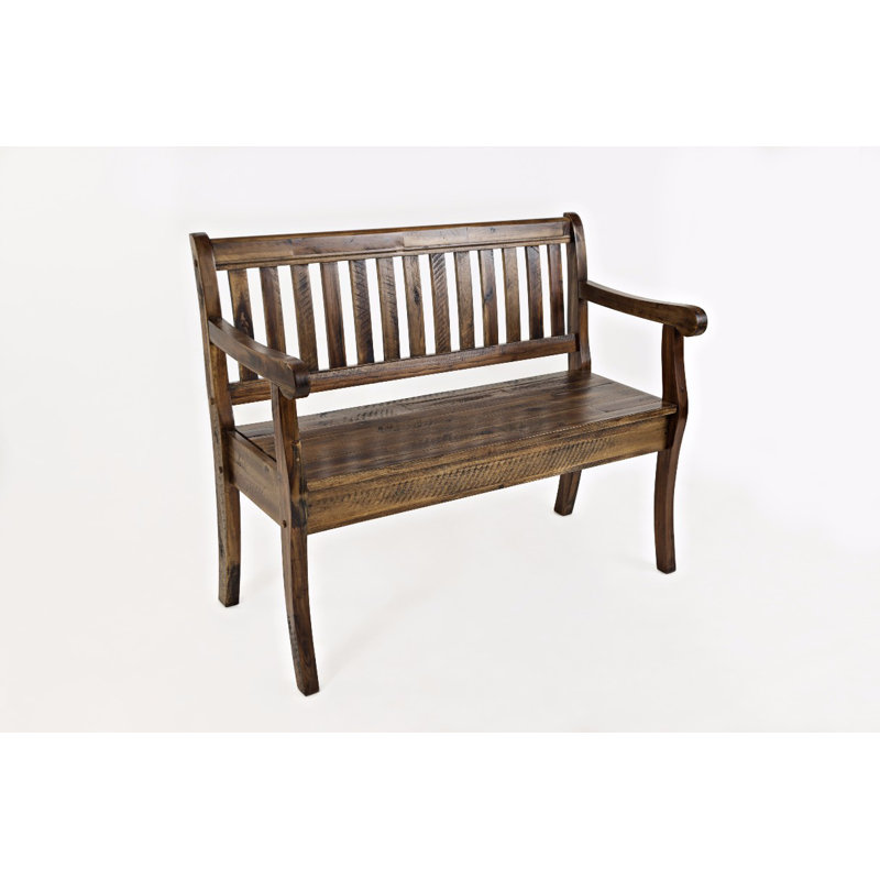 Banc de rangement Castile, Brun délavé