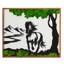 Art mural en métal Horse Moss