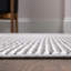 Tapis argenté / blanc Wolcott-891705448