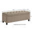 Banc de rangement rembourré capitonné à boutons, banc d'entrée avec pieds en bois et banc de lit-43717528-43717604