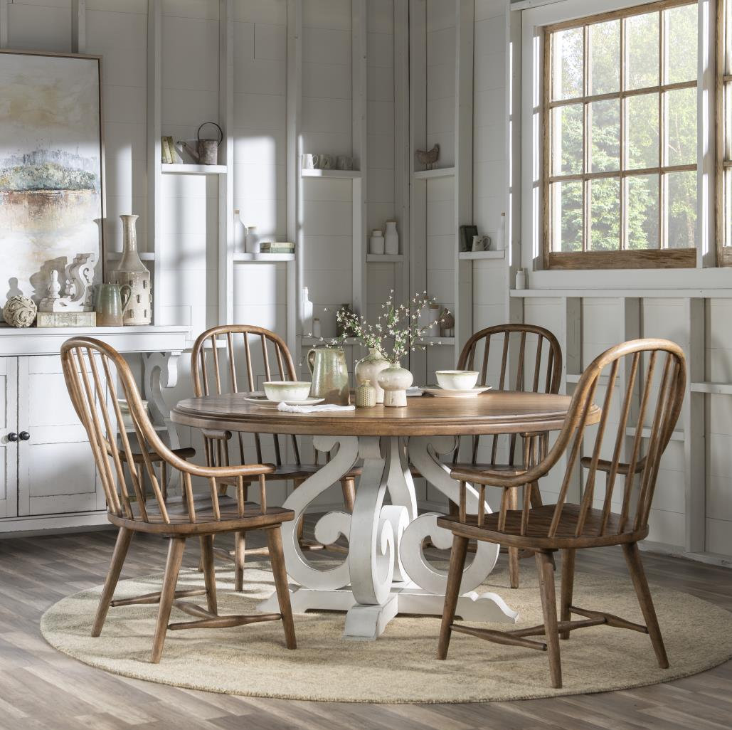 Country Living Oak Dining Armchair, Brown