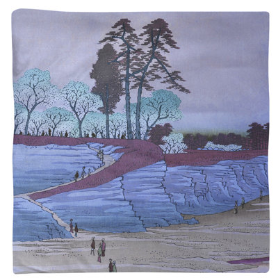 Serviette 10 po Utagawa Hiroshige Gotenyama at Shinagawa