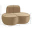 Chaise rembourrée en velours Swerve-1425424400