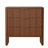 Modern 3 Drawers Dresser for Bedroom, Dressers & Chest of Drawers, Storage Cabinet Wavy Pattern Modern Bedside Cupboard Dressing Table For Bedroom Living Room Hallway Walnut-1076473483