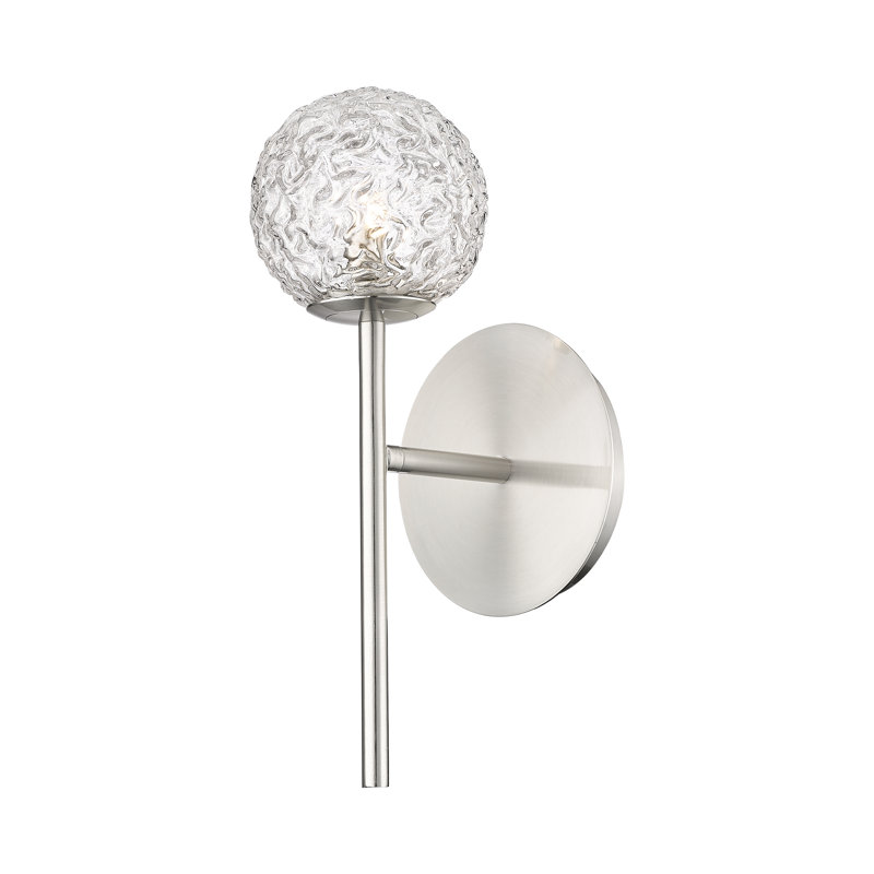 Anthonette - 1 Light 4" Sconce, Satin Nickel