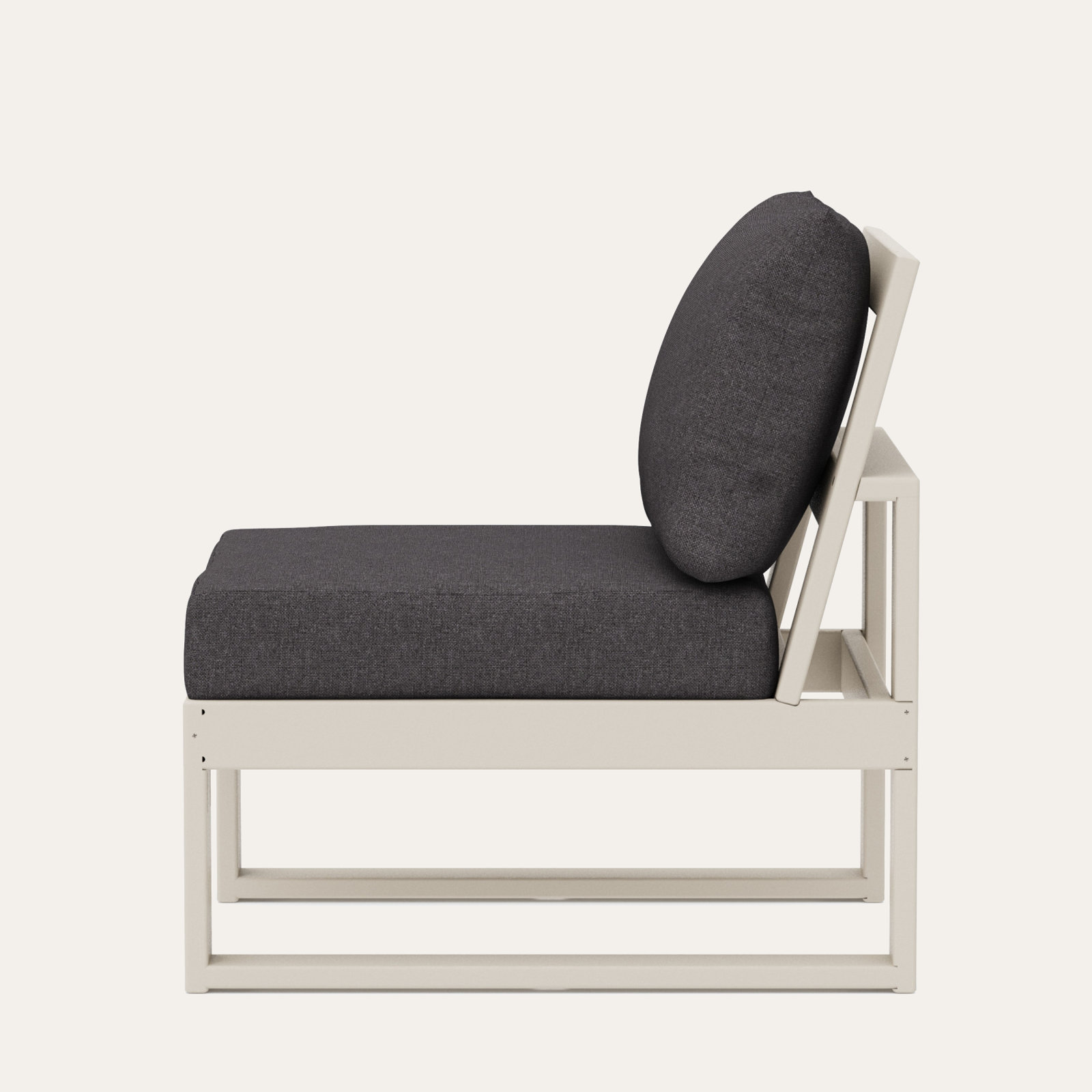 Edge Patio Lounge Chair, Ash Charcoal Revolution®, Sand