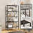 5-Tier Foldable Storage Shelf with Wheels