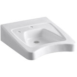 Morningside Ceramic 20" Wall Mount Bathroom Sink