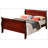Elegant Cherry Queen Bed Frame-1855816806-1855816811