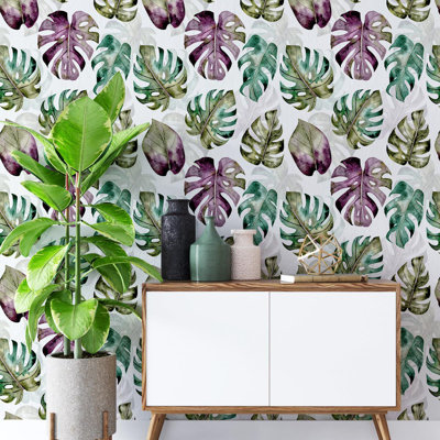 Pruden Peel & Stick Floral Roll