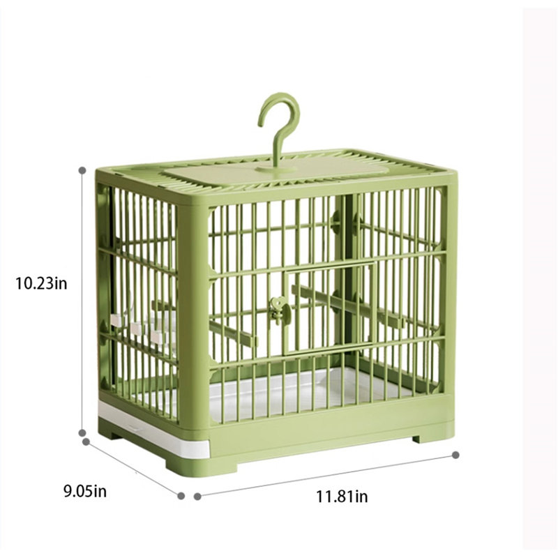 Cage à oiseau 10 po Galindez, Vert