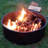  36" Round Steel Wood-Burning Fire Ring