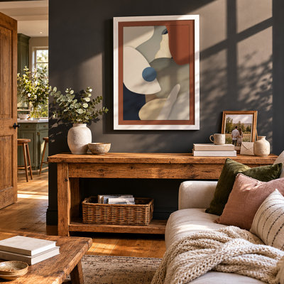 Balanced Forms Geometric - Framed Print