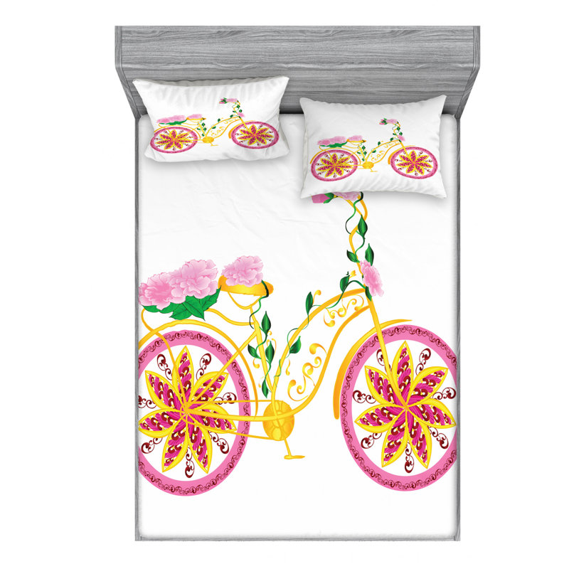 Microfiber Sheet Set, Full Sheet Set with Fitted Sheet