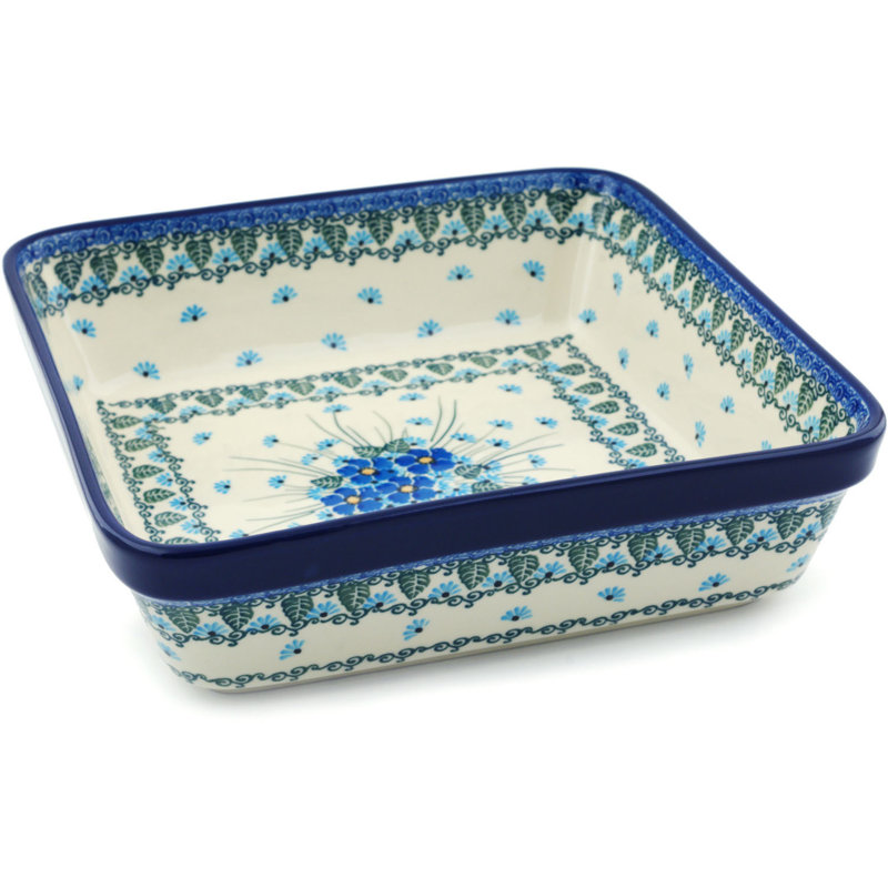 The Holiday Aisle® Rowen Square Stoneware 1 - Piece Baker Set