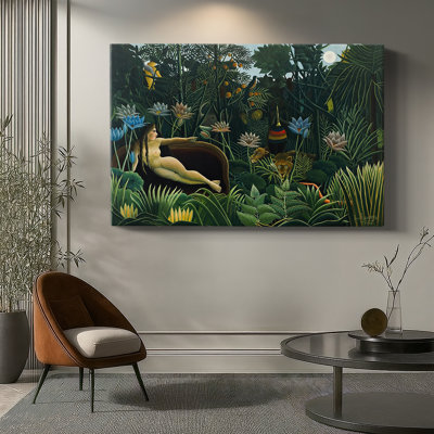 Henri Rousseau "The Dream (Le RÃªve)" - Museum Quality Gallery Wrapped Canvas Wall Art