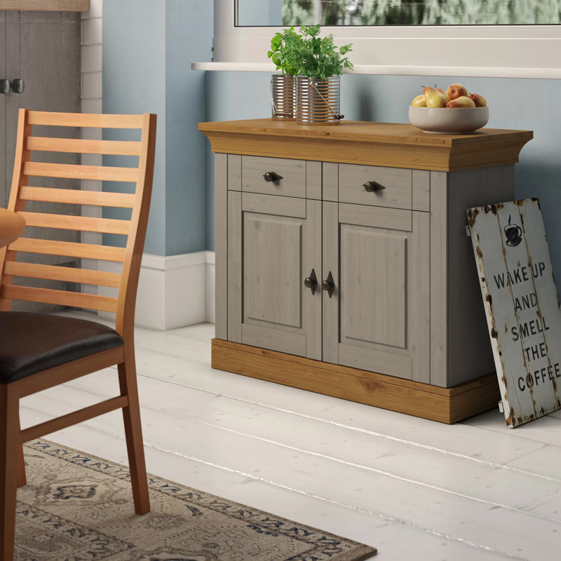 Kelly 107.5cm Sideboard, Stained and varnished grey