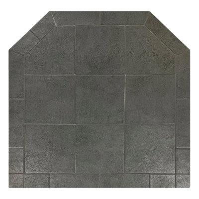 Flat Wall Hearth Pad - Midnight Black